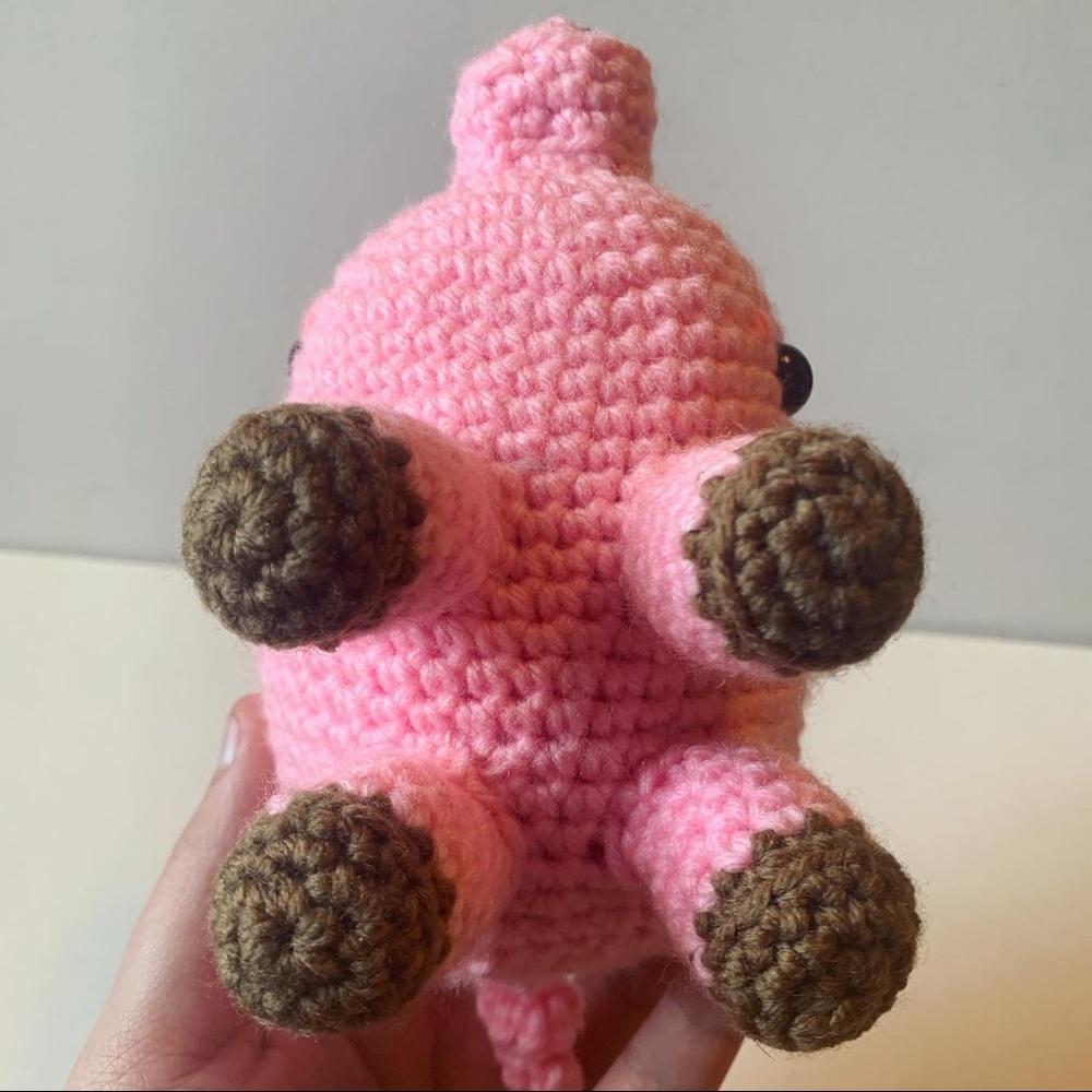 Made to order💖Pig plush handmade crochet - Picture 9 of 10